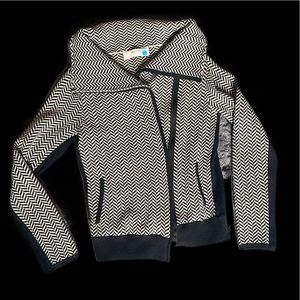 Anthropologie: Sparrow Chevron Zip up Jacket